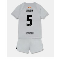 Barcelona Sergio Busquets #5 Fußballbekleidung 3rd trikot Kinder 2022-23 Kurzarm (+ kurze hosen)